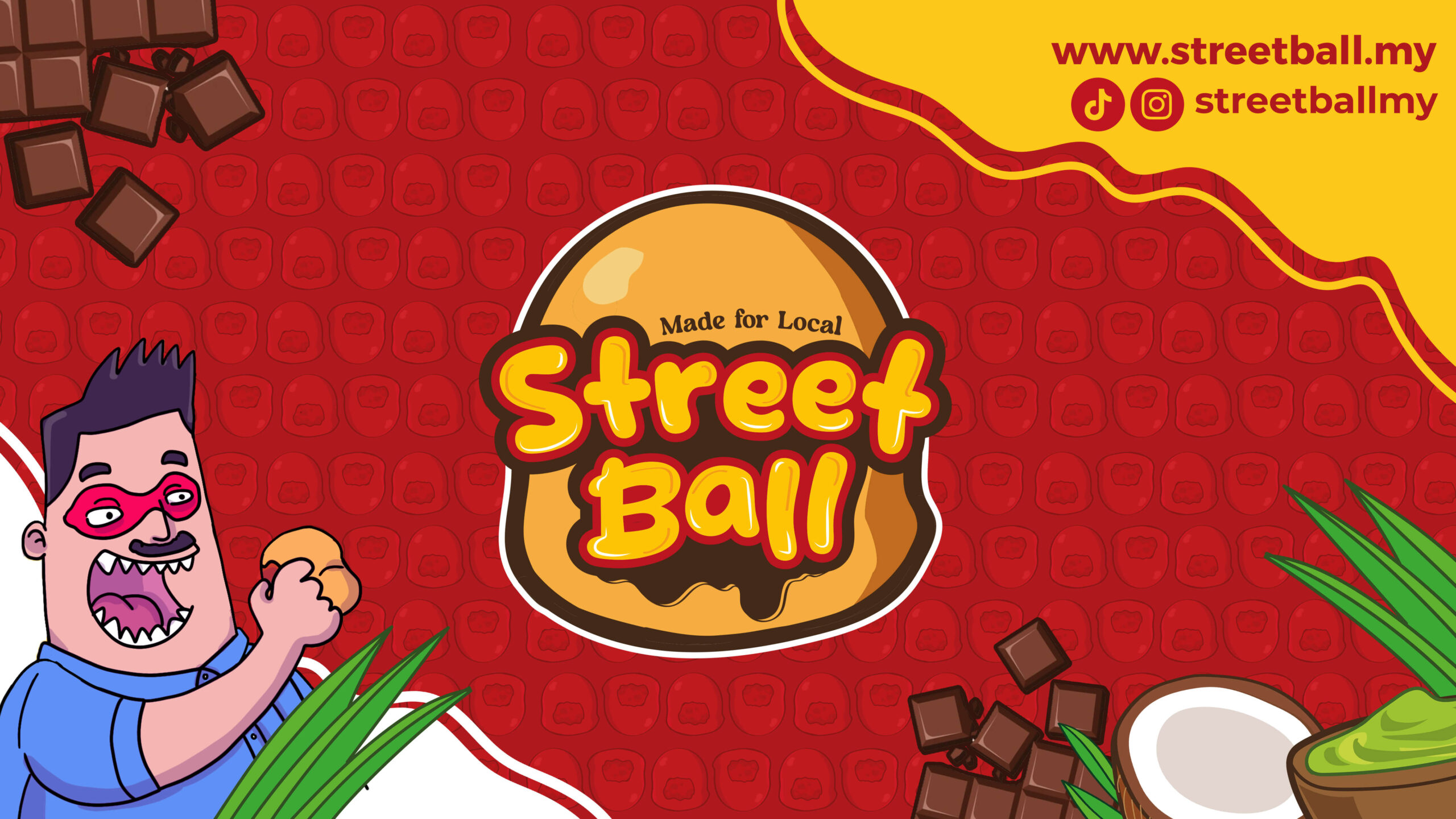 WEBSITE LOGO STREET BALL BANNER